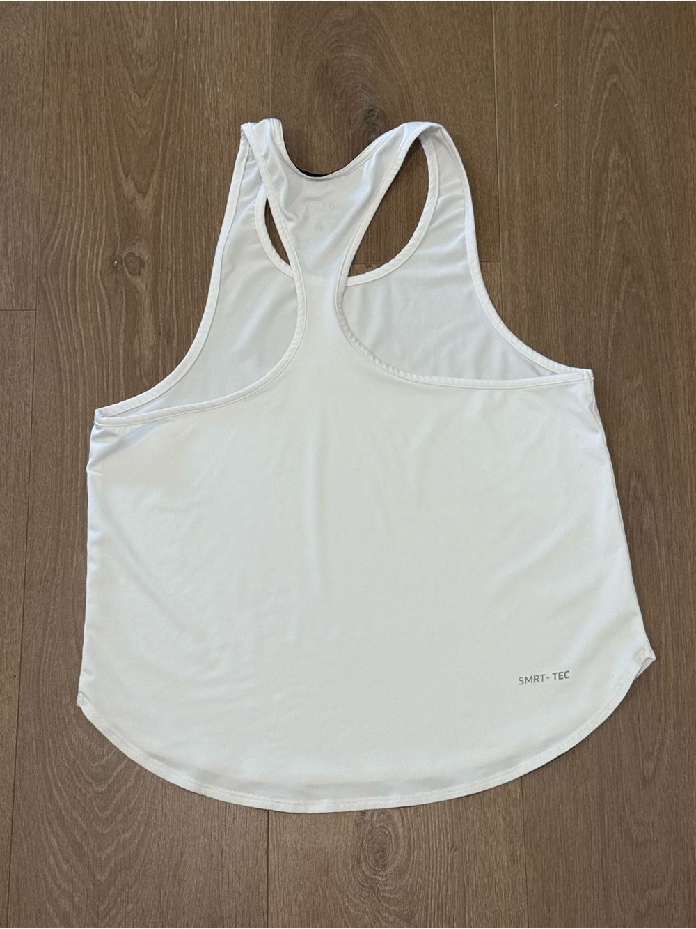 Boxraw White Racerback Workout Tank Top - Picture 2 of 3